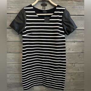 Black and White Striped Dress